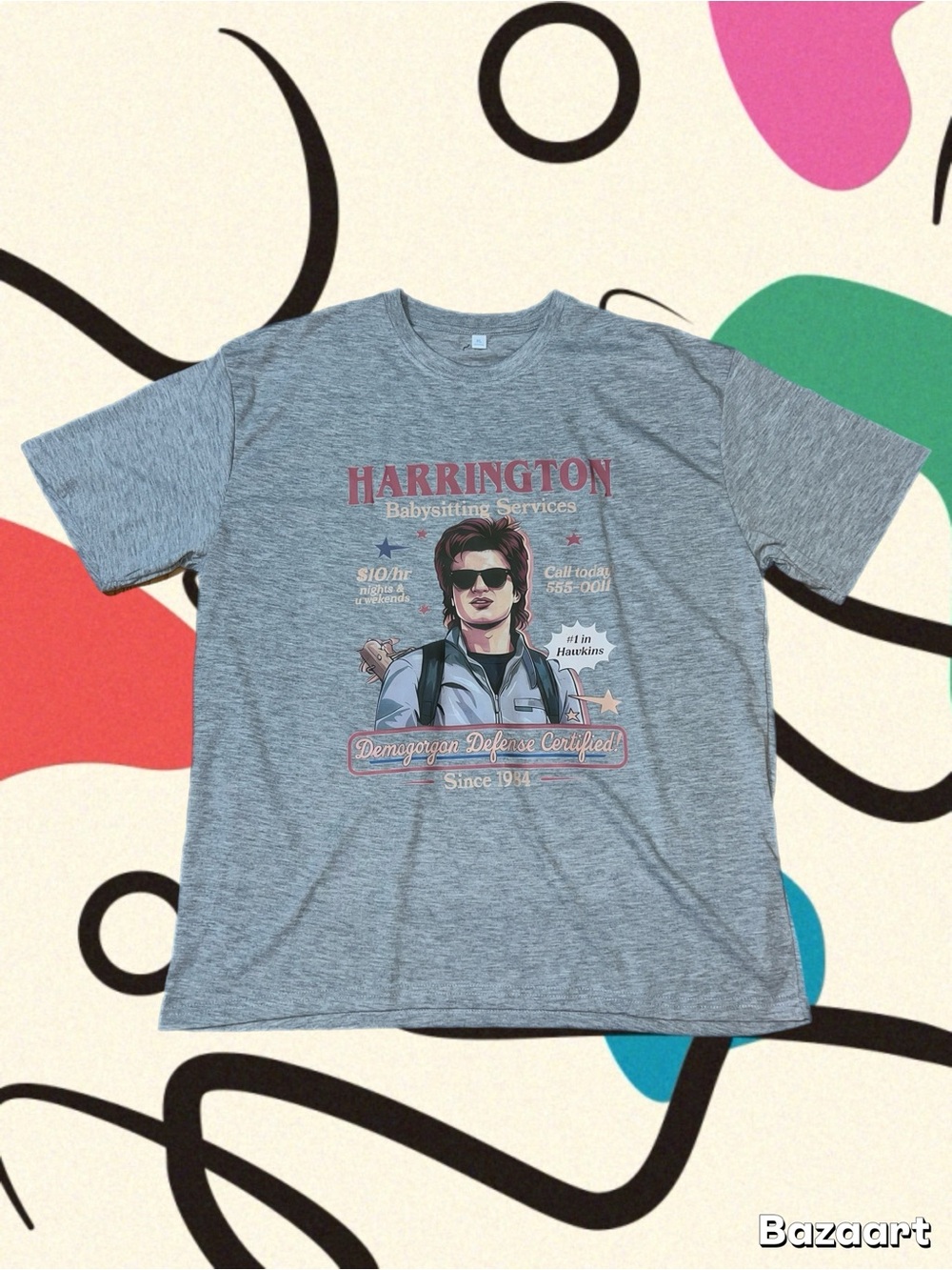 Steve Harrington Gray T-Shirt